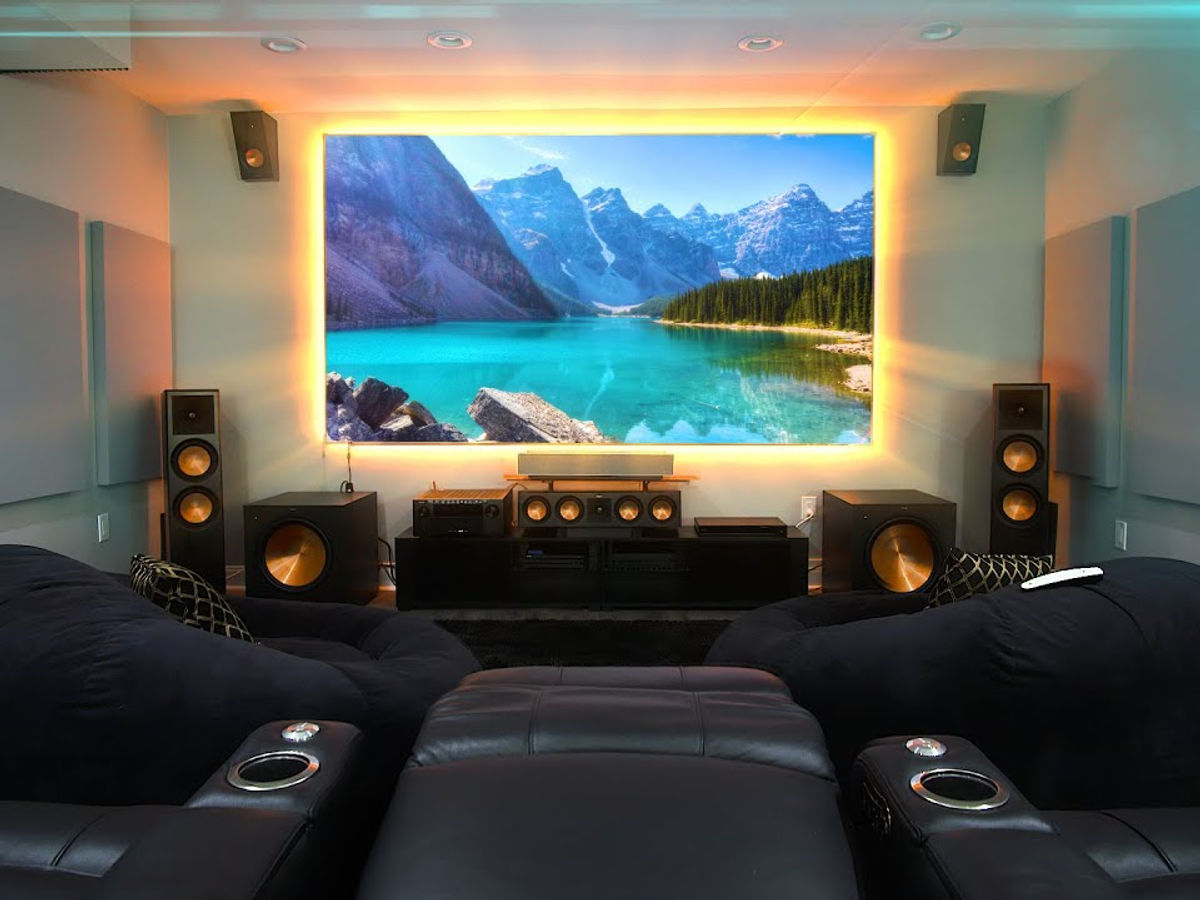 Luxury home theater installation